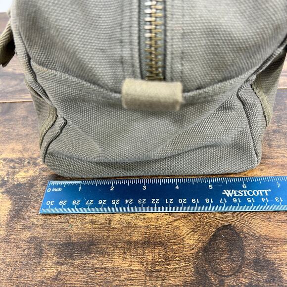 Olive Drab Heavyweight Canvas Mechanics Standard Tool Bag 11" x 6" x 5" - Picture 5 of 12